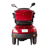Mobilityscooter 4W red Lithium Battery